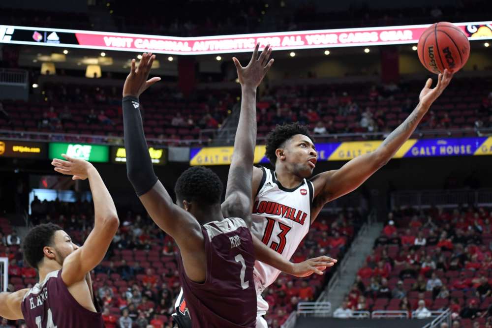 Louisville guard Donovan Mitchell staying in the NBA Draft - Card