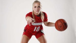 Louisville women's basketball player Hailey Van Lith