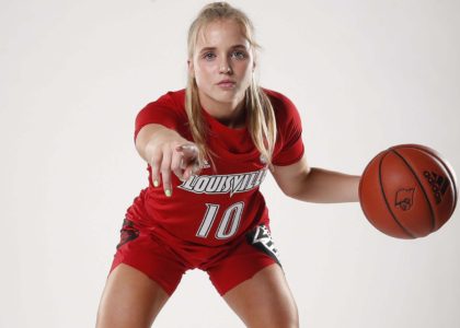 Louisville women's basketball player Hailey Van Lith