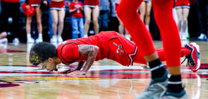 Louisville basketball guard Chucky Hepburn