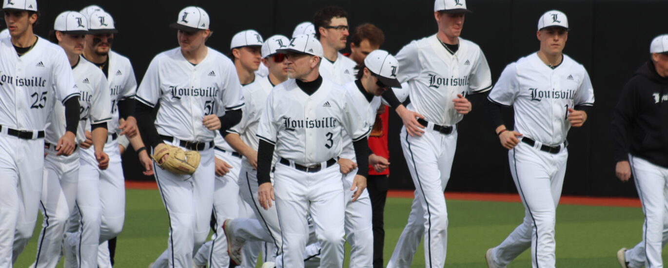 Dan McDonnell and the Louisville Cardinals Baseball Team Photo by Ryan Hammel