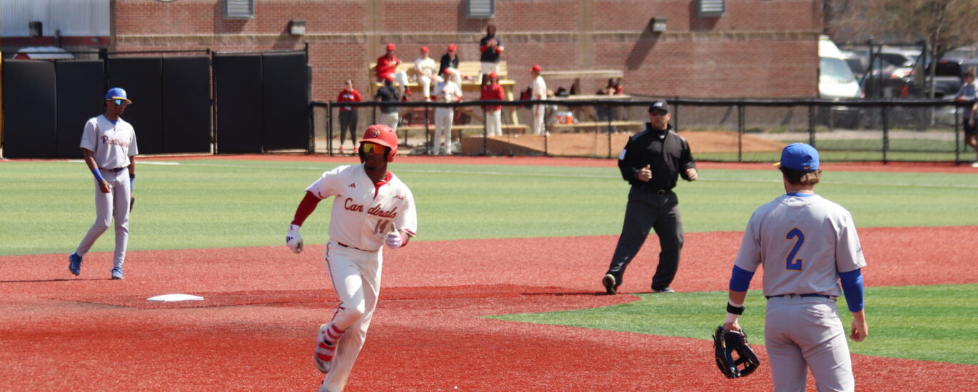 George Baker rounds second base on a home run trot 03/29/26 Photo by Ryan Hammel